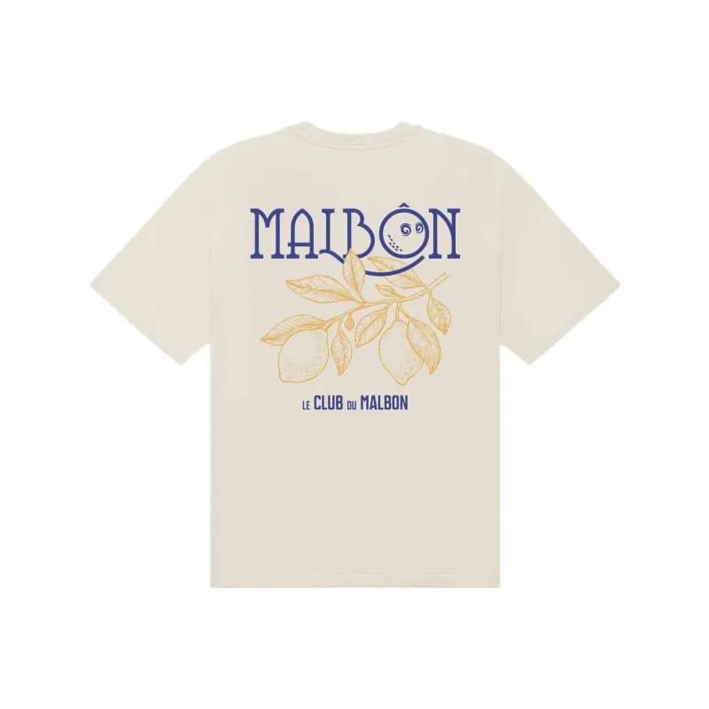 Malbon Golf T Shirt Men's Ivory White-1