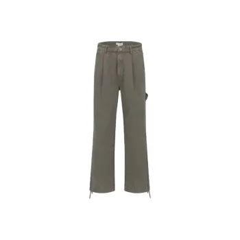 URBAN REVIVO Casual Pants Men's Coffee Brown