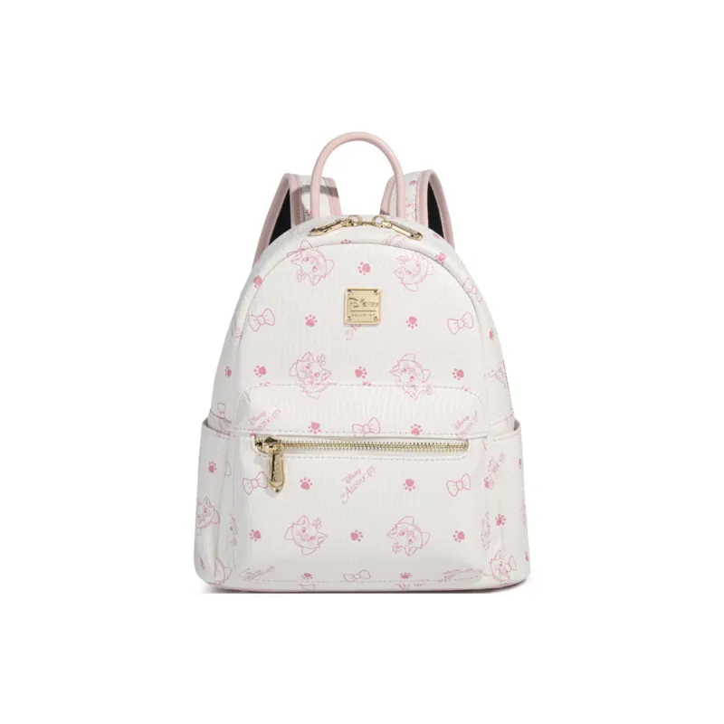 Disney Cat Velvet PVC Backpack Regular Women's Multicolor-4