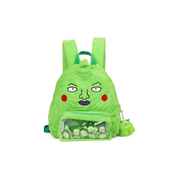 Alcohol Dragon Plush Backpack Unisex Green