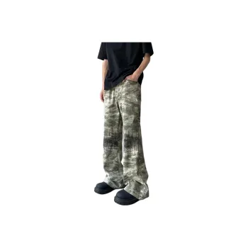 MGXEK Jeans Unisex Army Green