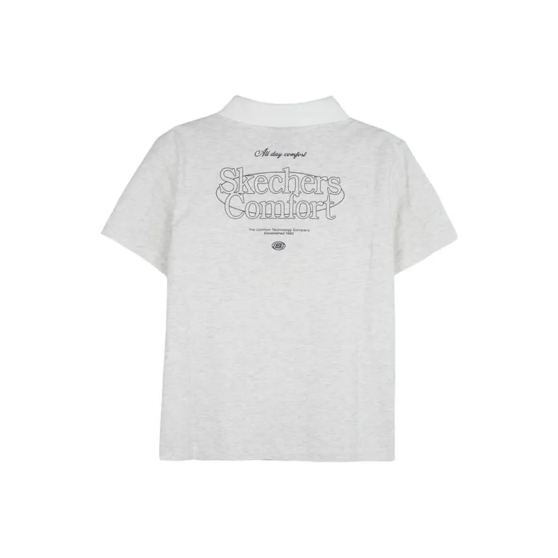 Skechers Sports Alliance Series Polo Shirt Women's Light Heather Gray 0248-1