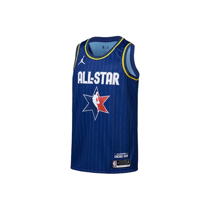 Jordan Basketball Jerseys Men Blue-0