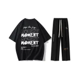 Set (Black Top + Black Pants)