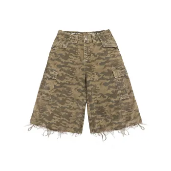 Haonanhuang Cargo Shorts Unisex Desert Camouflage