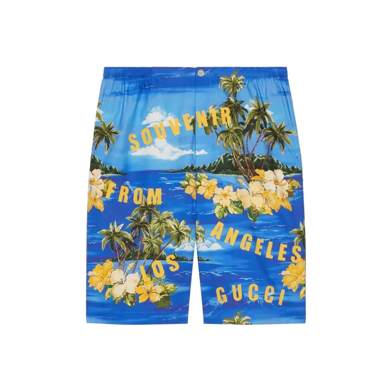 GUCCI Poplin Shorts-0