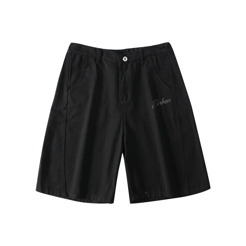 ELNHEN Denim Shorts Unisex Pink-6