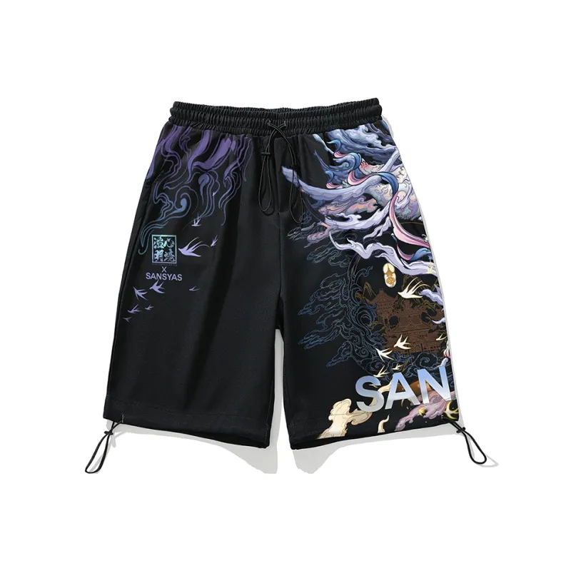 SANSYAS Casual Shorts Unisex-15