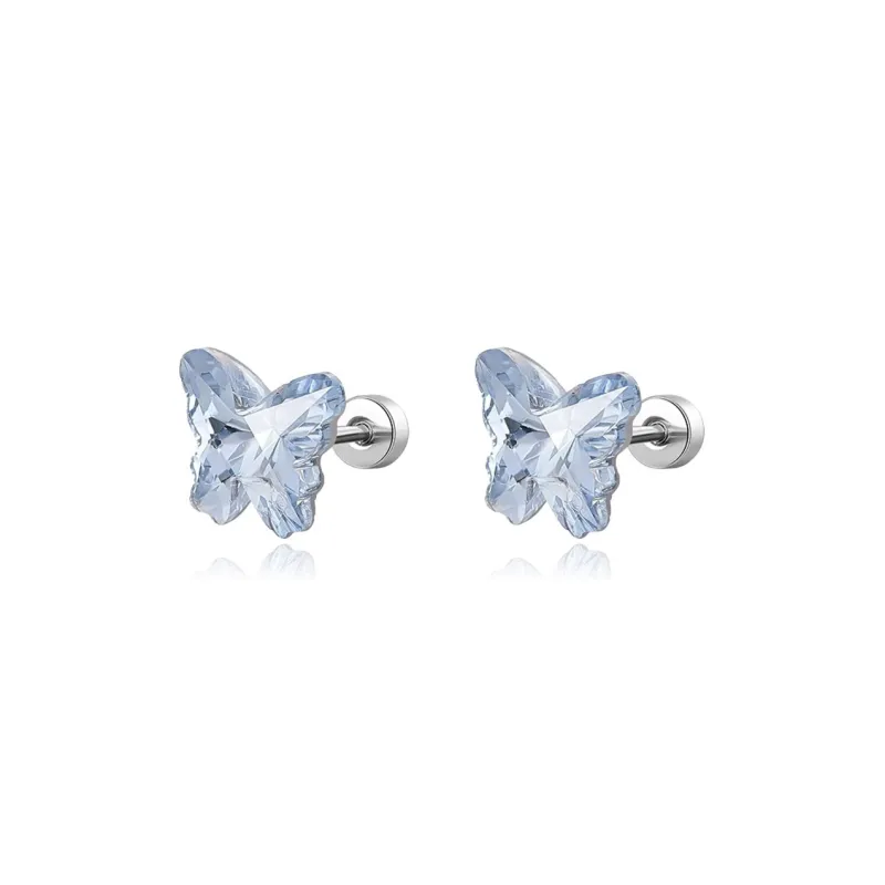 AEMC Titanium Steel Stud Earrings Unisex-0