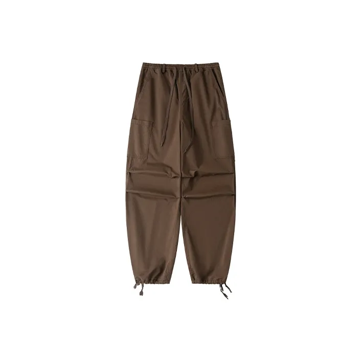 COUNTRY MOMENT Casual Pants Unisex Dark Camel Brown-0