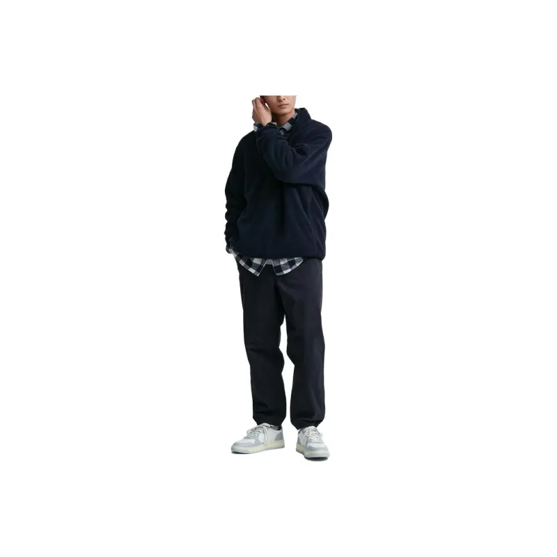 UNIQLO Casual Pants Unisex Navy Blue-0