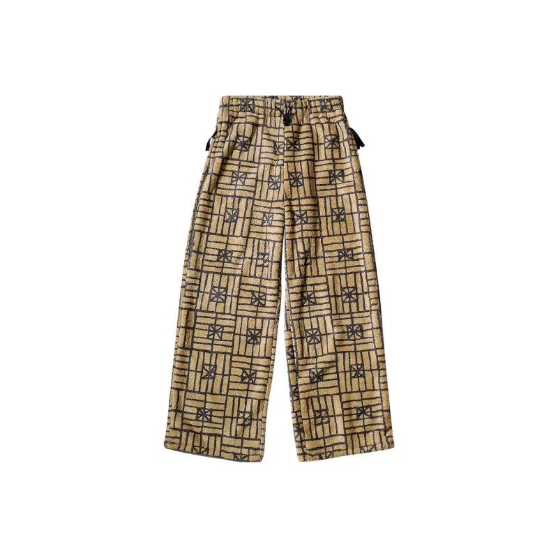 Kapital Folk Domino Fleece Easy Straight Pants-0