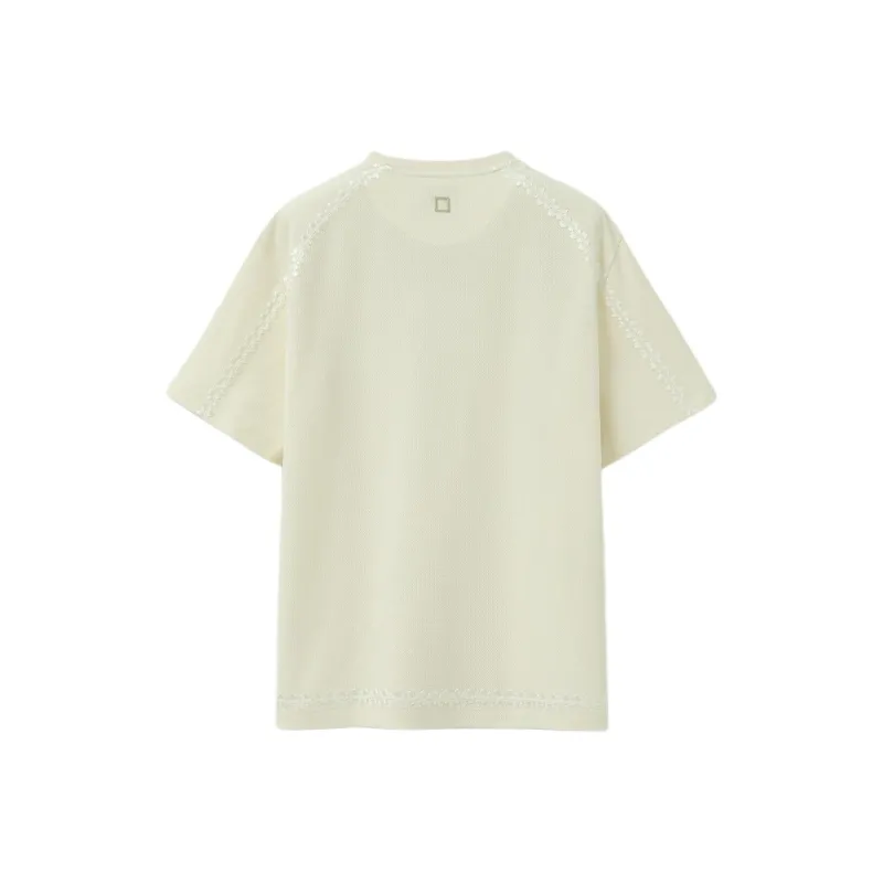 WOOYOUNGMI T Shirts Men Ivory-1
