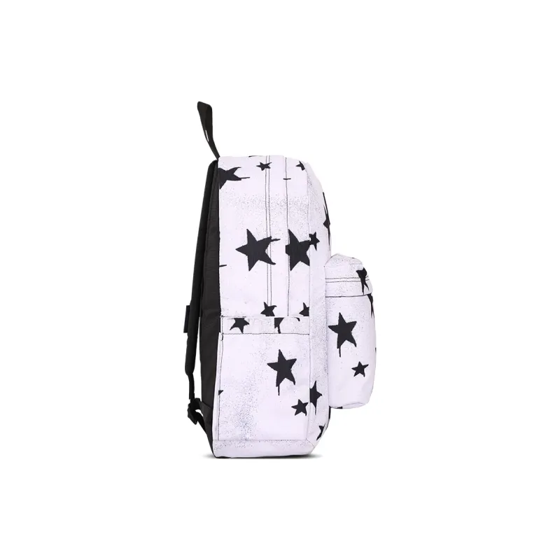 JanSport Fabric Backpack Unisex White Star-2