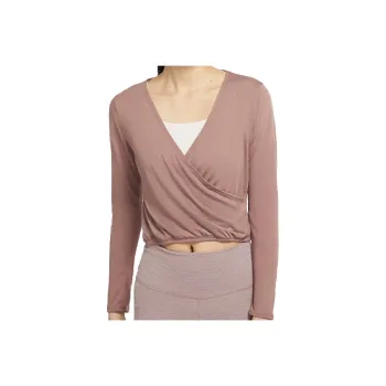Nike Crop Tops Women's Smoky Purple Red