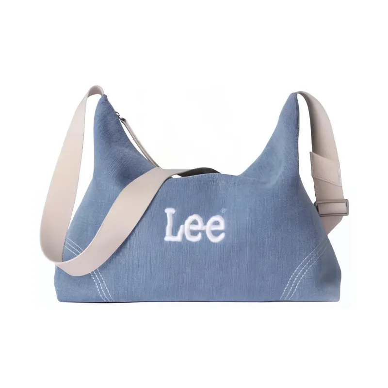 Lee Fabric Shoulder Bag Large Size Women's Vintage Light Cow-0