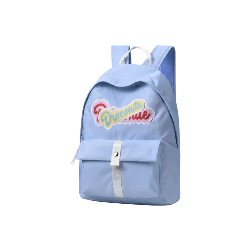DRACONITE PU Student Backpack Regular Unisex Black-20