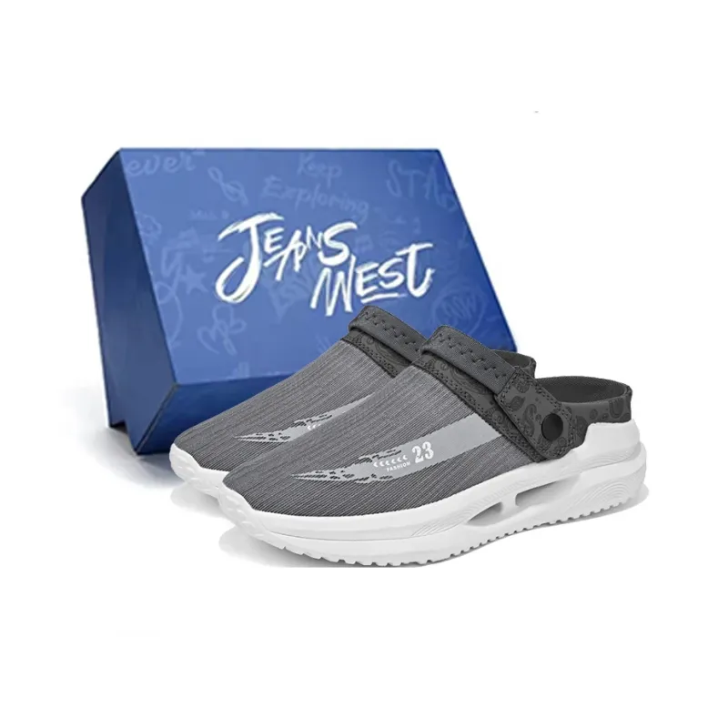 JEANSWEST Rubber Sole Closed Toe Slippers Men's-1
