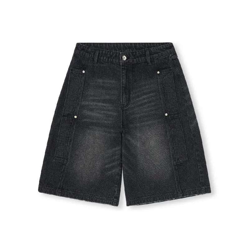 RASS Denim Shorts Unisex-4
