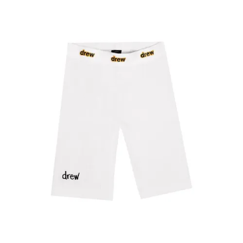 Drew House Letter Logo Series Sports Shorts Unisex White