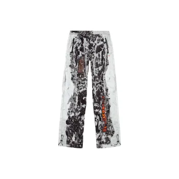 DIESEL FW24 Casual Pants Men's Black/White