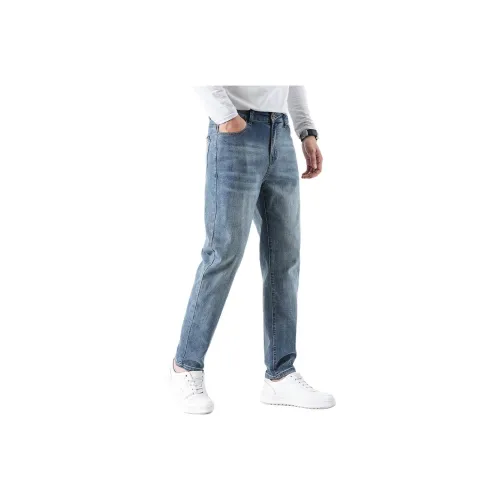 HUINIAN Jeans Womens Vintage Light Blue