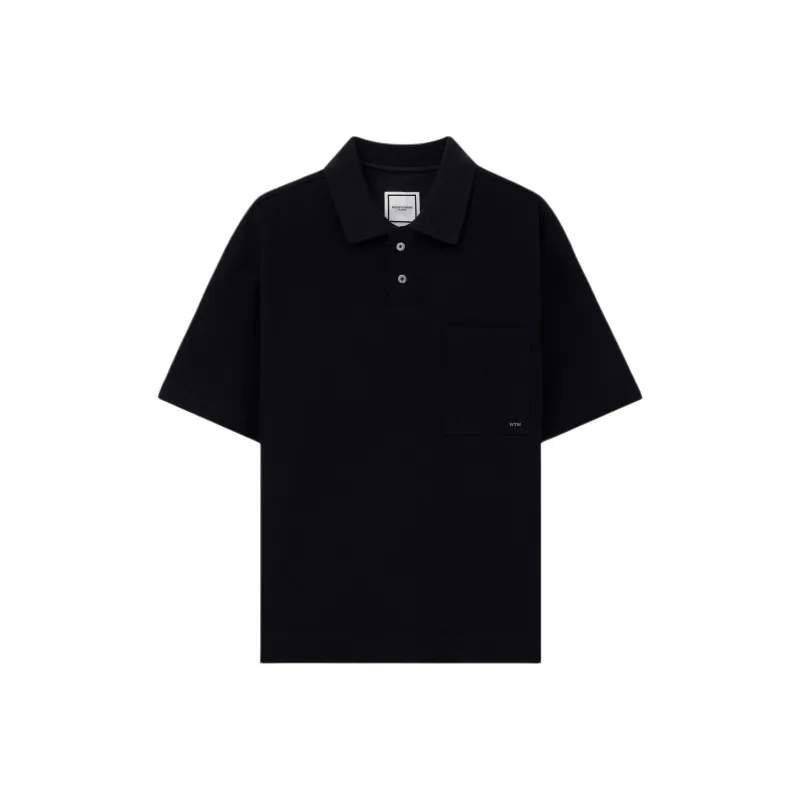WOOYOUNGMI Polo Shirt Men's Marine Blue-0