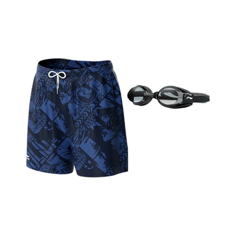 LiNing Sports Trend Series Swimming Shorts Men's Blue-7