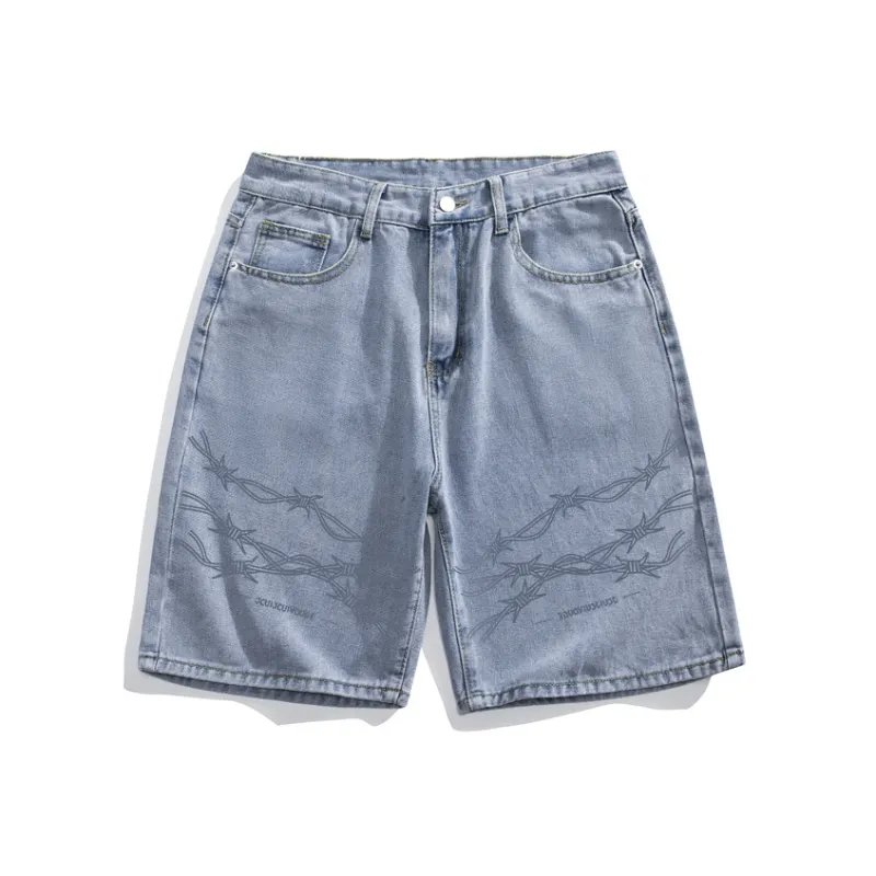 JCUI Denim Shorts Unisex-4