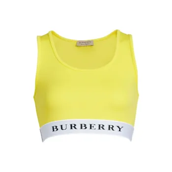 Burberry Tank Tops Women's Yellow