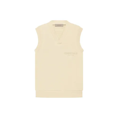 Fear Of God Essentials Women's V Neck Vest Egg Shell