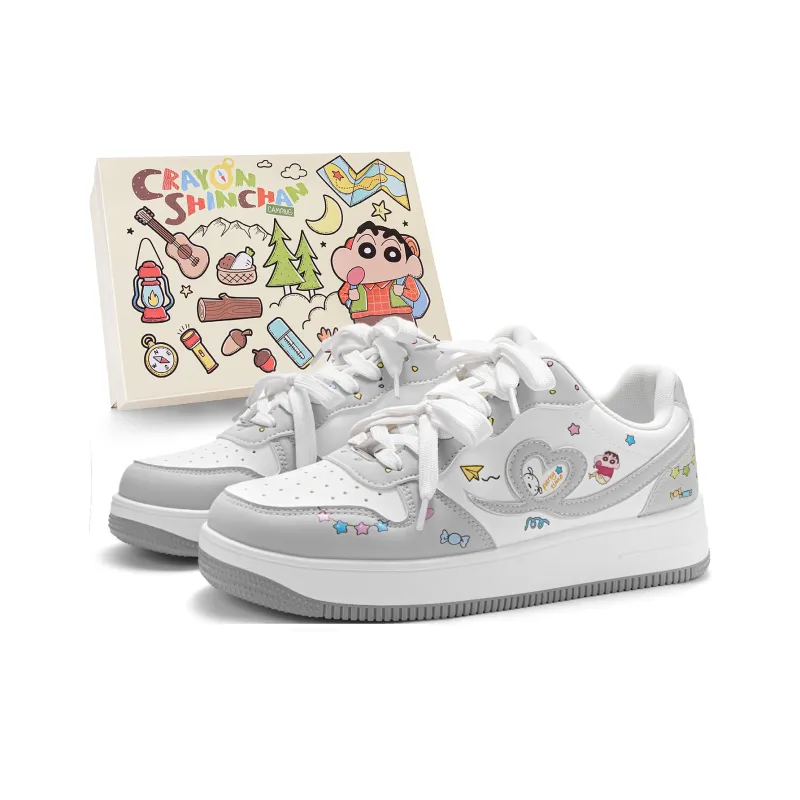 Crayon Shinchan Anti Slip Wear Resistant Low Top Skateboard Shoes Unisex-13