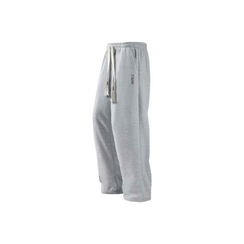 Small Columns Under The Sea Casual Pants Unisex Black-12