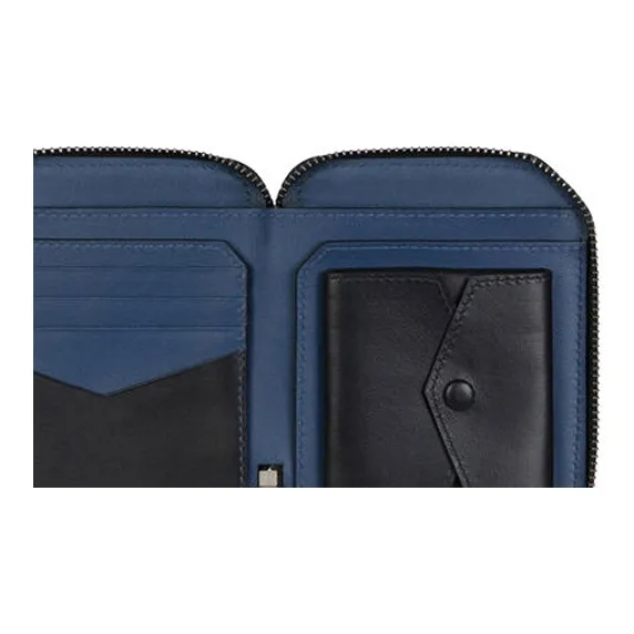 Givenchy Antigona Cow Leather Card Holder, Wallet Unisex Black-5