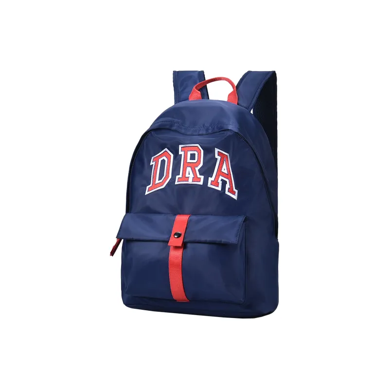 DRACONITE PU Student Backpack Regular Unisex Black-34