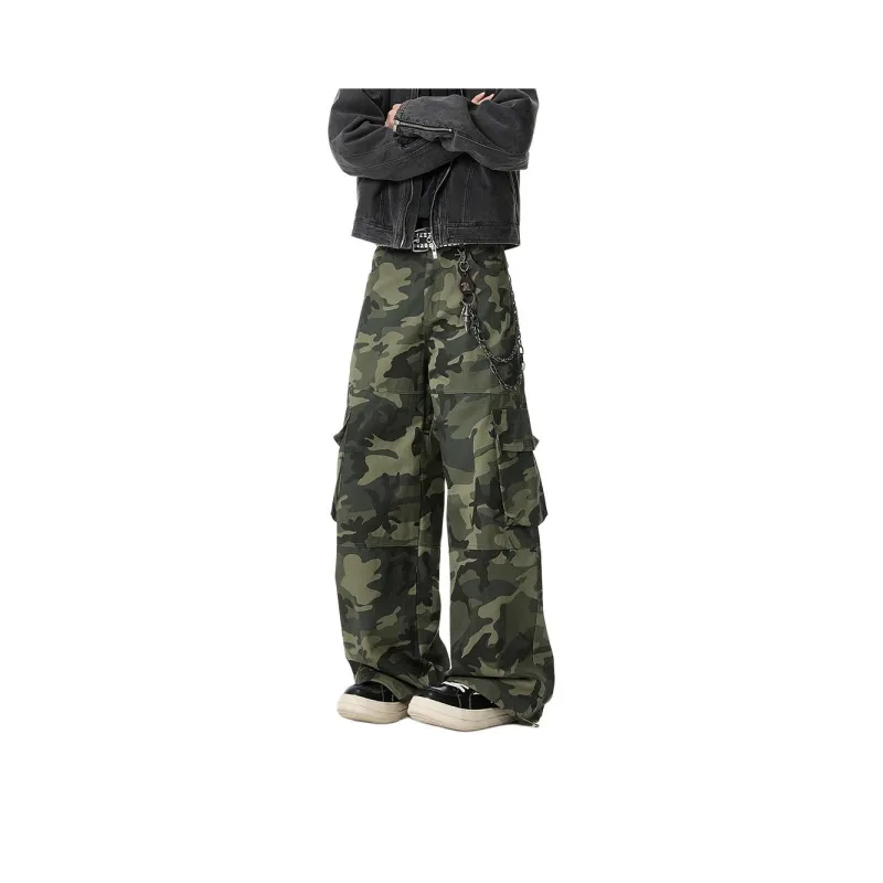 NEVER RULE Casual Pants Unisex Green-0