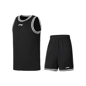 LiNing Sports Basketball Collection Basketball Apparel Set Men's Black