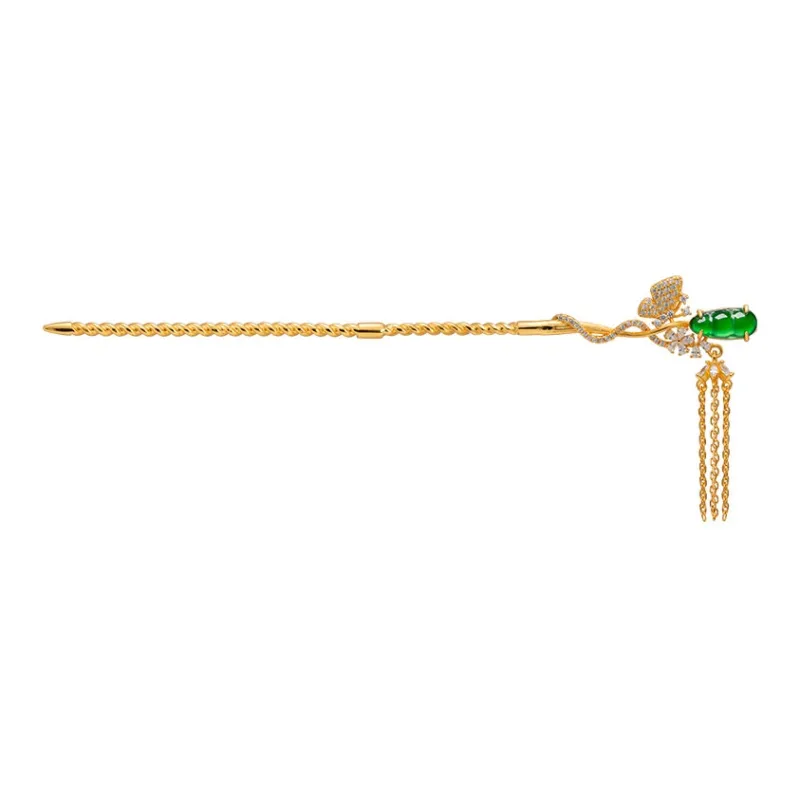 Princess Cui Ice Type Jadeite Hairpin Women's-0