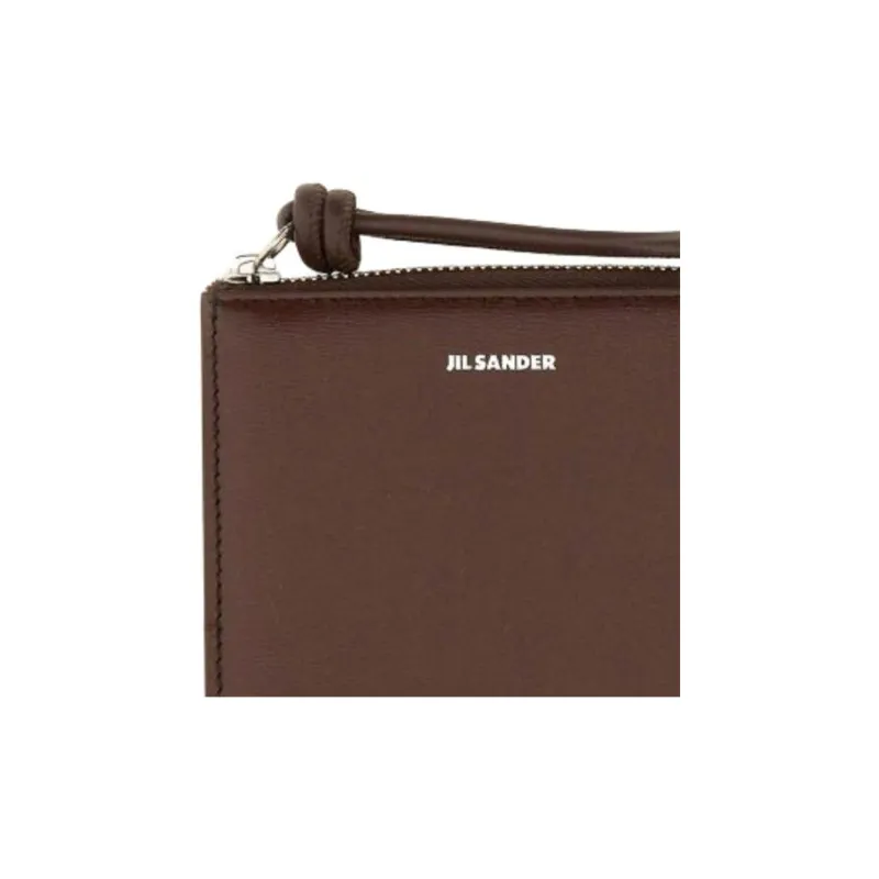 JIL SANDER Logo Print Square Wallet-3