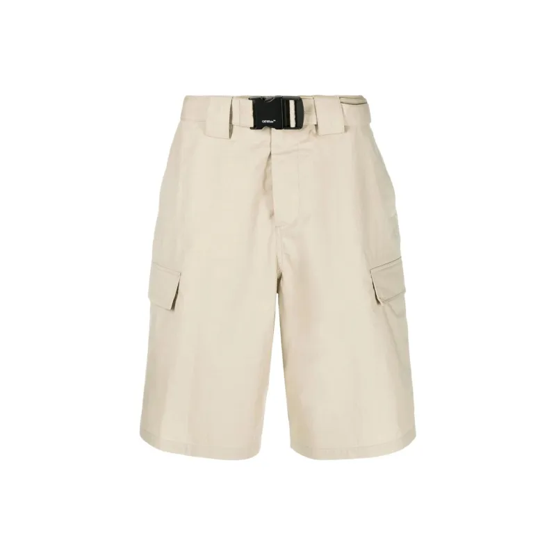 OFF WHITE Buckle Cargo Shorts-0