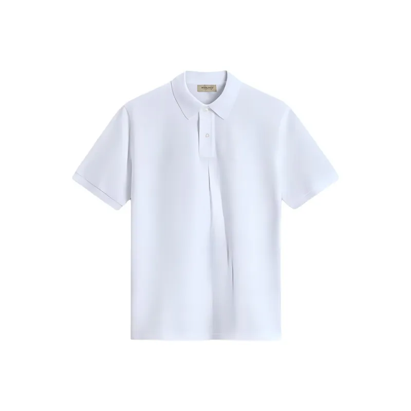 WOOLRICH SS25 Polo Shirt Men's Bright White-0