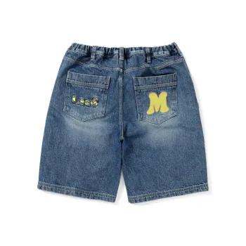 Thisisneverthat Minions Co branded Edition Denim Shorts Unisex Blue