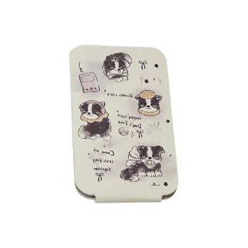 Jingda Cute Foldable Desktop Portable Make Up Mirrors Grooming And Vanity