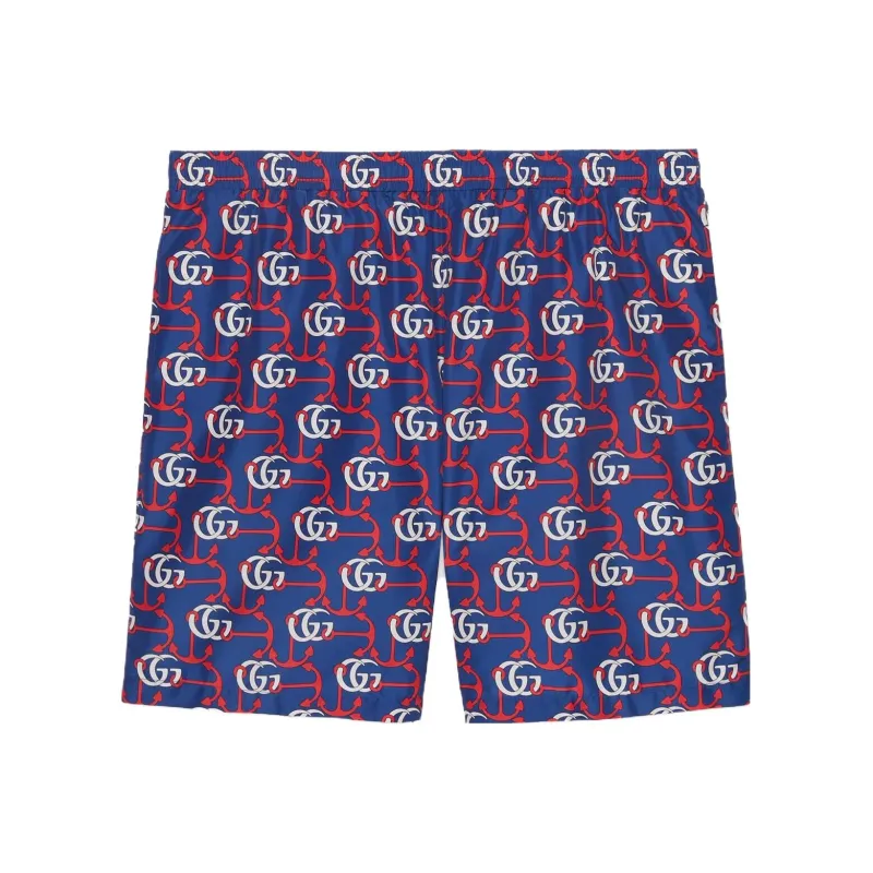 GUCCI Gg Anchor Print Swim Shorts-0