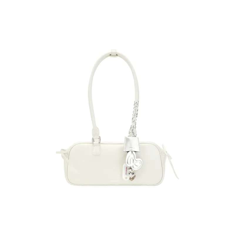 MCMIKO Cow Leather Shoulder Bag Regular Women's Cool White-1