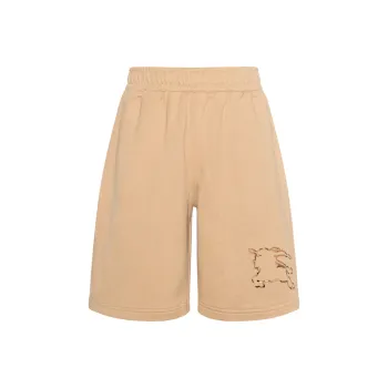 Burberry Check Ekd Cotton Shorts
