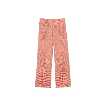 Burberry Casual Pants Men's Red
