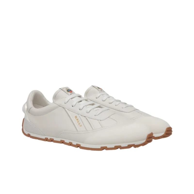BALLY Quarry Low Top Casual Shoes Men's White-2