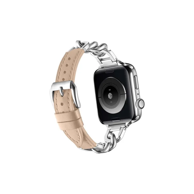 ZHENGGUANG Watch Band Apple Compatibility Genuine Leather Material-1