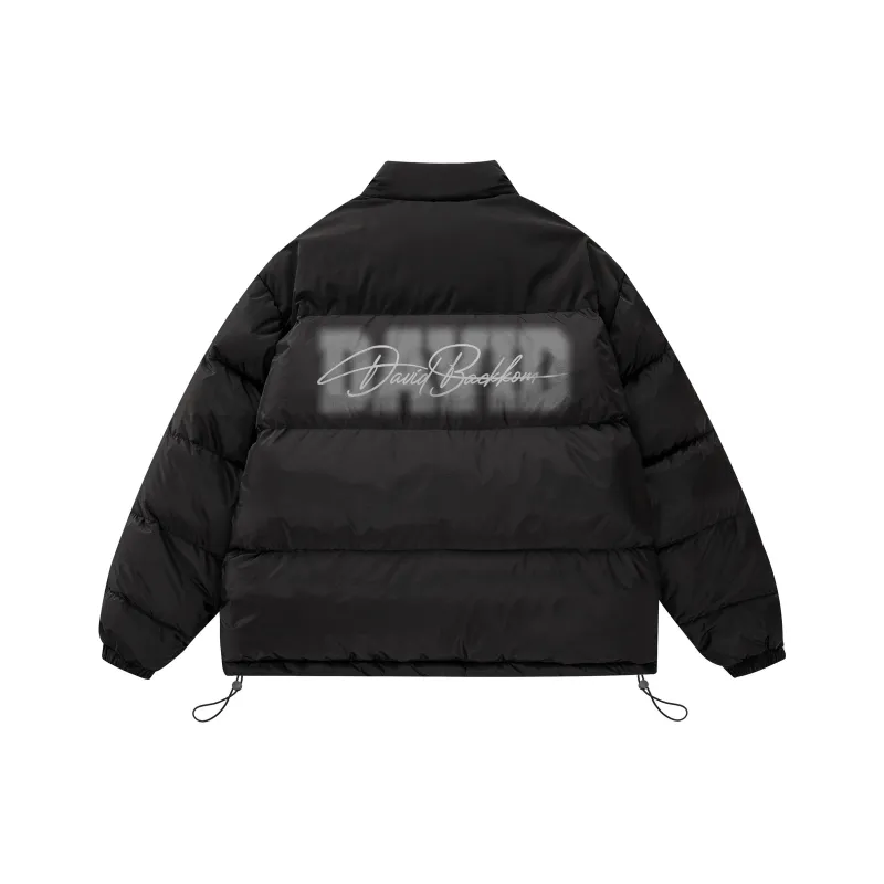 David Bakken Puffer Jacket Unisex Black-0